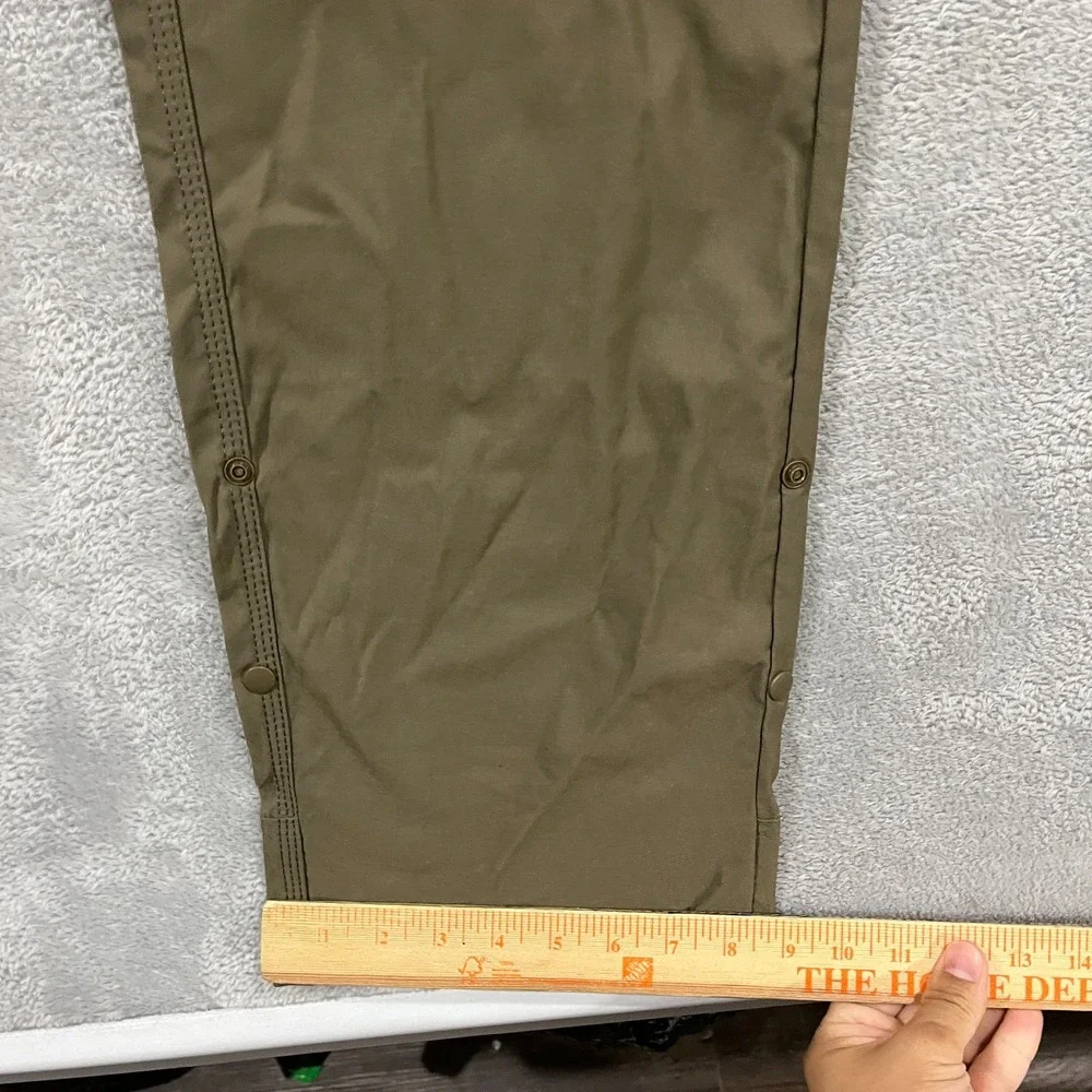 Prana Men's Stretch Zion Pant II Slate Green Hiking Outdoor 31x32 Roll Up Belted